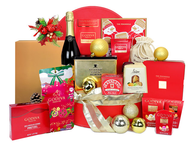 Wine n Food Hamper - Christmas Godiva Special Gift Hamper X26 - XH1122A6 Photo